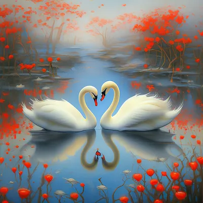 Картинки пара, лебеди, верность, любовь - обои 1920x1200, картинка №382425