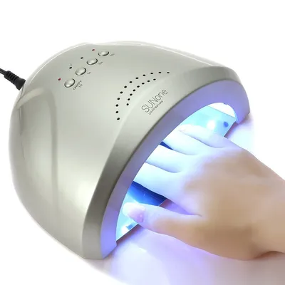 SUNone UV-LED Nail Lamp 48 Вт профессиональная лампа для ногтей 2 в 1 Silver