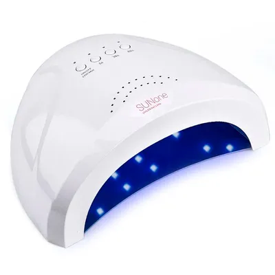 ᐉ UV-LED лампа SUNOne Professional 48 Вт (Белая) – купить в NailsMania за  520 грн.: отзывы, характеристики