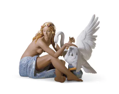 Купить Леда и лебедь от Lladro в Арт-Салон: цена, фото, отзывы Компания  Art-Salon