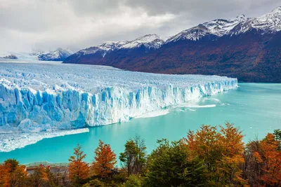 Ледник перито-морено — ледник, расположенный в национальном парке  аргентины, объявленный юнеско объектом всемирного наследия. | Премиум Фото