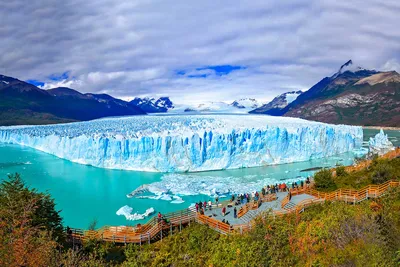 Ледник Перито-Морено в Аргентине, в Национальном парке Лос-Гласиарес
