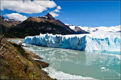 Плавание На Лодке Возле Ледника Перито Морено В Патагонии, Аргентина.  Фотография, картинки, изображения и сток-фотография без роялти. Image  4370917