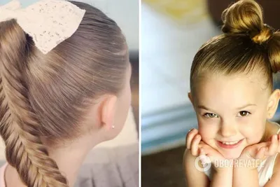 Очень простые детские причёски. Подробные видео уроки. | Косы и причёски от  Elvira Alexa | Дзен