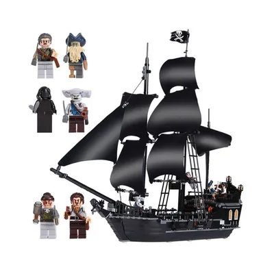 Конструктор Пираты Карибского моря: Черная Жемчужина 804 деталей купить от  оптом из Китая