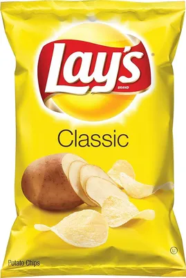 Amazon.com: Lays Potato Chips, Classic, 8 oz