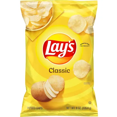 LAYS CLASSIC POTAO CHIPS 8oz. - Walmart.com