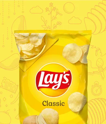 Lays Classic Potato Chips (Cips Patates Klasik Süper Boy) 107g