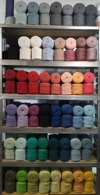 Пряжа для вязания Cottonation 100% хлопок в виде ленточки-купить в  интернет-магазине