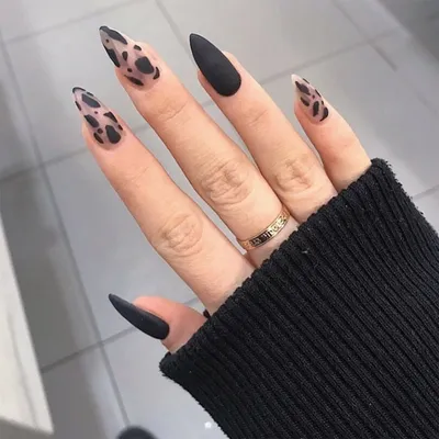 Black Leopard Press-On Nails – sexicats