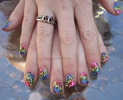 Custom Magenta Leopard Print Press On Nails – InChargeMC