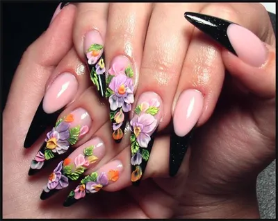 Nail design sculpting acrylic flower. Try this simple and fashionable  manicure 2017 - YouTube