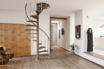 Винтовая лестница на мансарду ЛМ 41 купить на заказ по Вашим размерам в  Москве