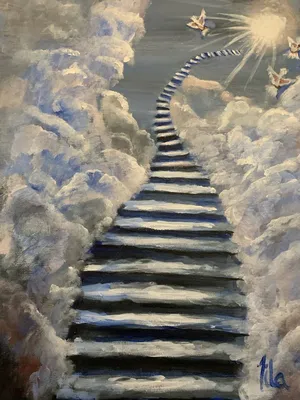 Heavens gate to heaven end of life. Stairway to Heaven. Religious  background. Generate Ai. 22621458 Stock Photo at Vecteezy