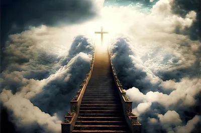 Stairway To Heaven Wall Mural by Jim Warren - Murals Your Way