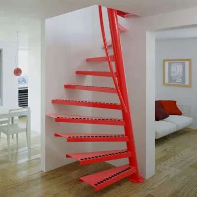 Интерьерная лестница в маленьком пространстве: 13 идей - UNDE | Stairs  design, Space saving staircase, Spiral stairs design