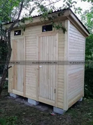 Деревянные туалет и душ для дачи — Дома, бани, хозблоки в СПб