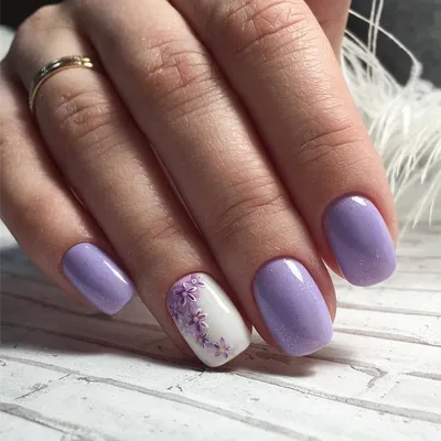 Лавандовые ногти, что то Между молочным и сиреневым 💅 | Instagram