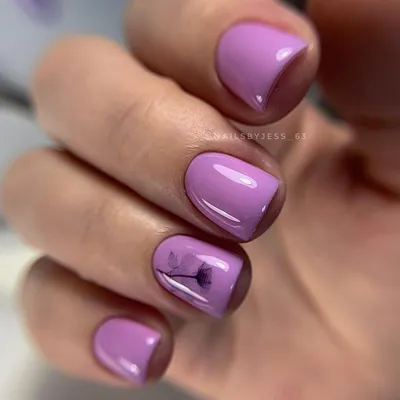 Фиолетовые ногти - YouTube