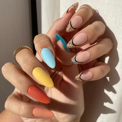 Оранжевый - цвет осени 2019. - Imen Nails