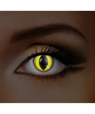 Линзы на Хэллоуин \"Змеиный глаз\" купить - Интернет-магазин  Аквагрим-StudioShop