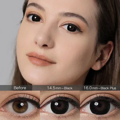 Цветные контактные линзы для глаз диаметром 16,0 мм, контактные линзы супер  размера, цветные контактные линзы ed с увеличением глаз | AliExpress