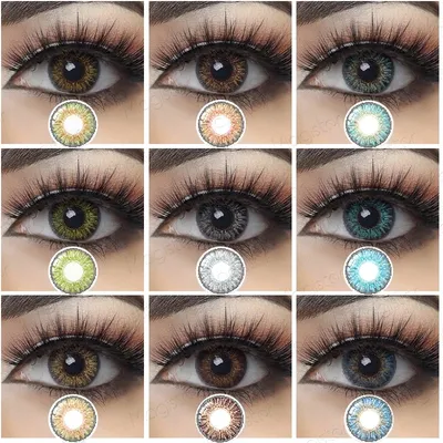 Цветные линзы для карих глаз: как сделать темные глаза ярко-голубыми!