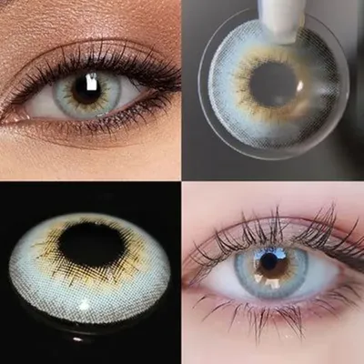 Цветные контактные линзы для студентов черные контактные линзы для глаз  анимационные аксессуары цветные контактные линзы увеличивают глаза |  AliExpress
