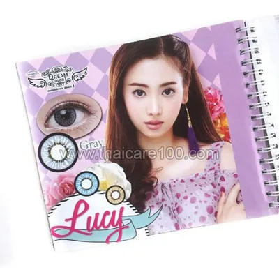 Корейские цветные линзы, увеличивающие глаза. Модель Lucy купить по цене  290 р.