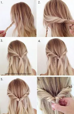 Легко и просто: 10 причесок на каждый день за 5 минут | Medium hair styles,  Braided hairstyles tutorials, Long hair styles