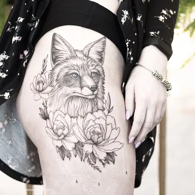 Тату лиса. Тату для девушек на бедре. Больше работ и идей в моем Instagram  | Body art tattoos, Animal tattoos, Fox tattoo