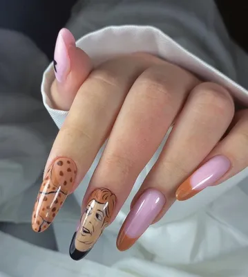 Изображение граффити женский дизайн лица абстрактный Маникюр-наклейки для  ногтей украшение ногтей Водные Наклейки Советы DIY украшения | AliExpress