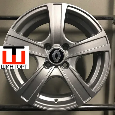 Купить диски КиК Renault Logan KC1026 16x6.5J/4x100 D60.1 ET45 Сильвер в  Челябинске