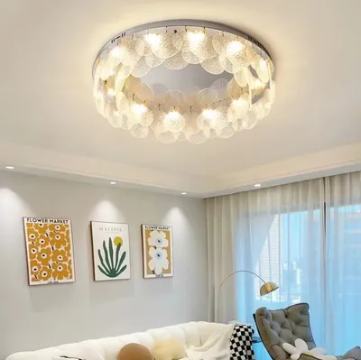 Люстра потолочная подвесная Big Art Zone, черно-золотая , 7 ламп, классика  - купить по низкой цене в интернет-магазине OZON (967453330)
