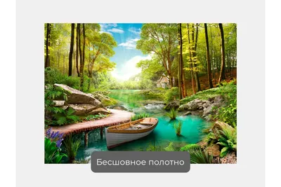 Картина Морской пейзаж маслом \"Лодка на воде N3\" 40x40 JR150720 купить в  Москве