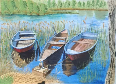 две лодки в воде у озера, Кёнги до, спокойствие, высокое разрешение фон  картинки и Фото для бесплатной загрузки