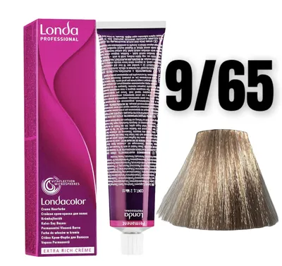 Estel De Luxe - Стойкая краска для волос 9/65 Блондин фиолетово-красный  60мл - купить в Москве по цене 545 ₽ с доставкой в интернет-магазине  косметики Hairpersona.ru
