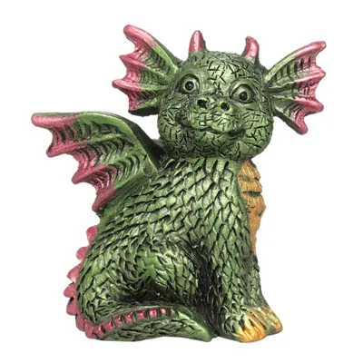 Магнит, 6 см, полирезин, зеленый радужный, Дракон, Dragon blu — купить в  интернет-магазине Kuchenland Home с доставкой по Москве и России