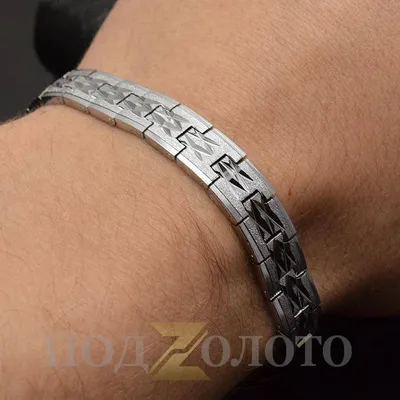 Родированный магнитный браслет Steelnov B41449 - купить в интернет-магазине  | GoldSteel.ru