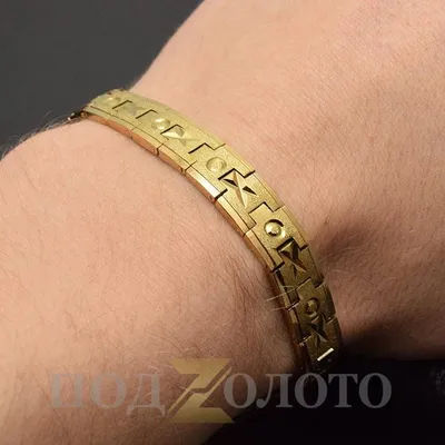 Позолоченный магнитный браслет Steelnov B41438 - купить в интернет-магазине  | GoldSteel.ru