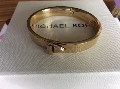 Браслет Michael Kors, черный с золотом