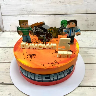 МАЙНКРАФТ ТОРТ! MINECRAFT CAKE! - YouTube