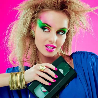 Новогодний макияж в стиле 80-х от Елены Крыгиной | Glamour