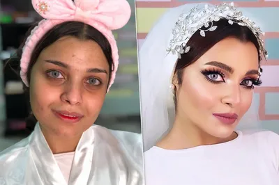 Арабские невесты: фото до и после макияжа, как они выглядят на самом деле