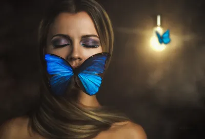 Фантазийный макияж бабочка (64 фото)
