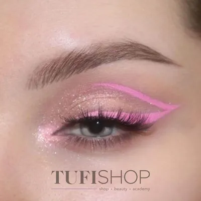 Розовый с блестками макияж глаз - купить в Киеве | Tufishop.com.ua