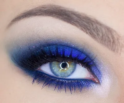 Яркий цветной макияж для начинающих 😍 Макияж для голубых глаз 💄  Инстаграмный макияж глаз - YouTube