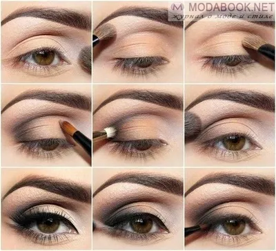 Макияж для карих глаз: пошаговые уроки с инструкцией, как сделать модный и  стильный нежный, естественный, для брюнеток, шатенок makeup