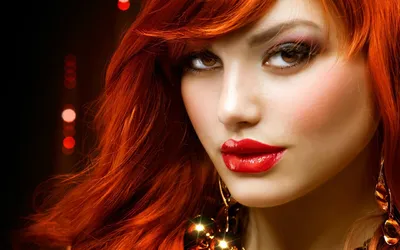 Фотосессия красивой девушки с рыжими…» — создано в Шедевруме
