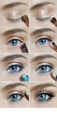 Макияж для серо-голубых, серо-зеленых глаз | Пошаговые фото и идеи
